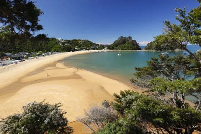 Framed Print : Kaiteriteri beach, Kaiteriteri, Nelson region, South Island, New Zealand, Pacific