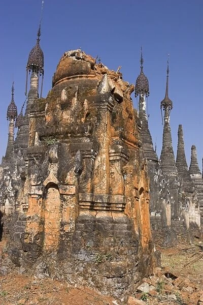 Kakku Buddhist Ruins, a site of over two thousand brick and laterite stupas