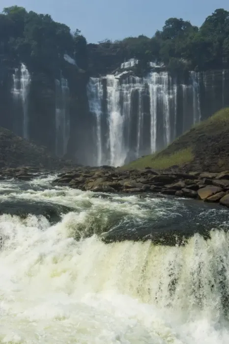 Framed Print : Kalandula Falls, Malanje province, Angola, Africa