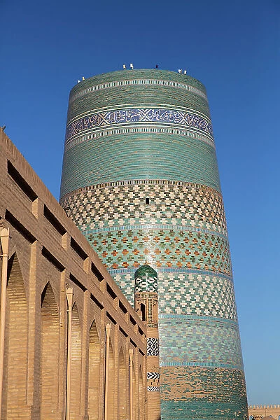 Kalta Minaret, Ichon Qala (Itchan Kala), UNESCO World Heritage Site, Khiva, Uzbekistan, Central Asia, Asia