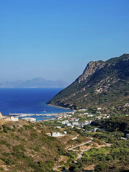 Kamari Bay, elevated view, Kos Island, Dodecanese, Greek Islands, Greece, Europe
