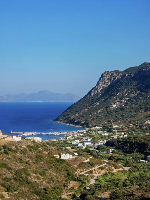 Framed Print : Kamari Bay, elevated view, Kos Island, Dodecanese, Greek Islands, Greece, Europe