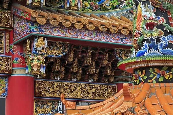 Kanteibyo Temple, Chinatown, Yokohama, Honshu Island, Japan, Asia