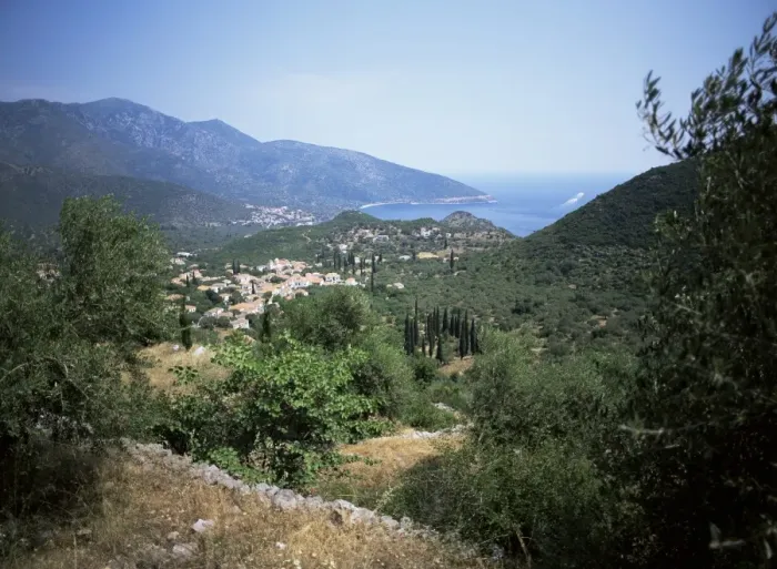Framed Print : Kardamili, Peloponnese