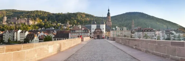 Framed Print : Karl Theodor Bridge with Stadttor gate, castle and Heilig Geist Church, Heidelberg, Baden Wurttemberg, Germany, Europe Framed Print : Karl Theodor Bridge with Stadttor gate, castle and Heilig Geist Church, Heidelberg, Baden Wurttemberg, Germany, Europe