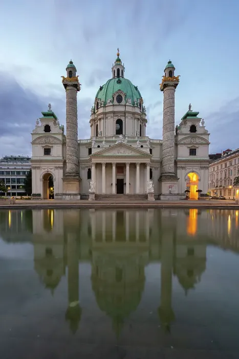 Framed Print : Karlskirche church, Karlsplatz, Vienna, Austria, Europe Framed Print : Karlskirche church, Karlsplatz, Vienna, Austria, Europe