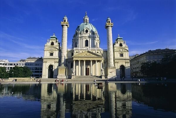 Karlskirche, Vienna, Austria, Europe