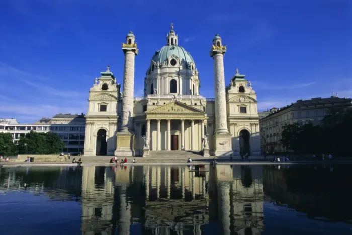 Framed Print : Karlskirche, Vienna, Austria, Europe Framed Print : Karlskirche, Vienna, Austria, Europe
