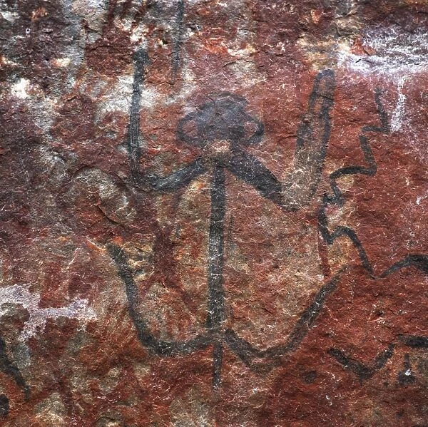 Karowrieng rock paintings, Chi-Chi Gorge, Upper Mazaruni District, Guyana, South America