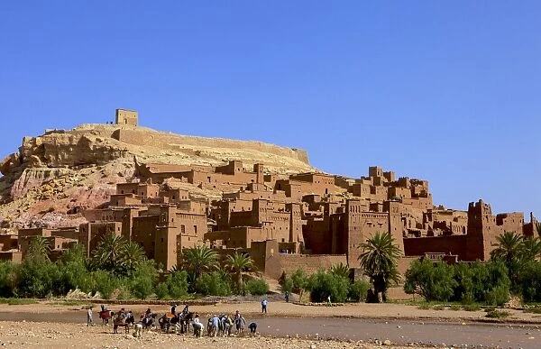 Kasbah, Ait-Benhaddou, UNESCO World Heritage Site, Morocco, North Africa, Africa