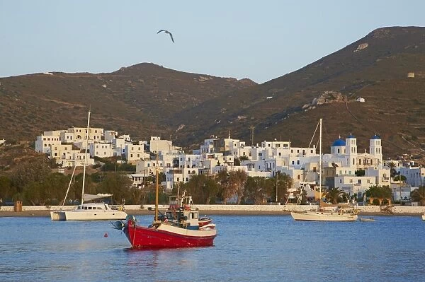 Katapola port, Amorgos, Cyclades, Aegean, Greek Islands, Greece, Europe