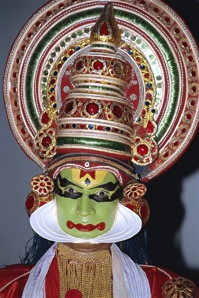 Kathakali dancer in costume