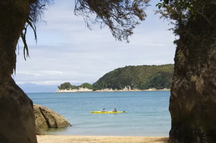 Framed Print : Kayak at Watering Cove Framed Print : Kayak at Watering Cove