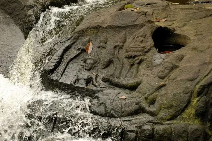Framed Print : Kbal Spean Buddhist river sculptures, Siem Reap, Cambodia, Indochina, Southeast Asia Framed Print : Kbal Spean Buddhist river sculptures, Siem Reap, Cambodia, Indochina, Southeast Asia