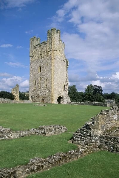 The Keep, Helmsley Castle, North Yorkshire, England, United Kingdom, Europe