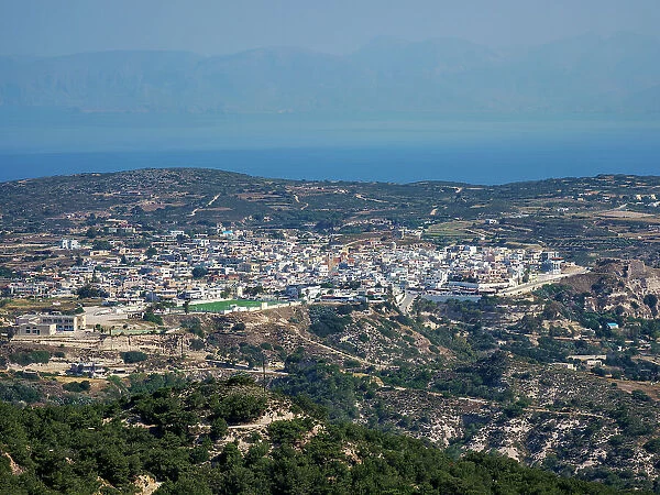 Kefalos, elevated view, Kos Island, Dodecanese, Greek Islands, Greece, Europe