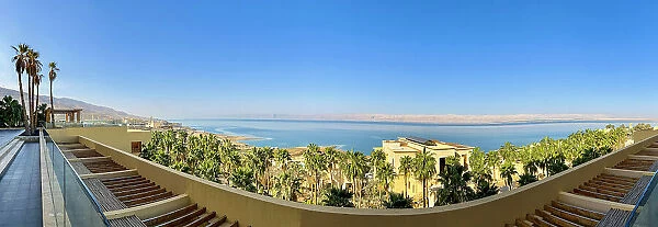 Kempinski Hotel Ishtar, a five-star luxury resort by the Dead Sea inspired by the Hanging Gardens of Babylon, Jordan, Middle East