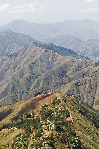 Kenscoff Mountains near Port au Prince, Haiti, West Indies, Caribbean, Central America