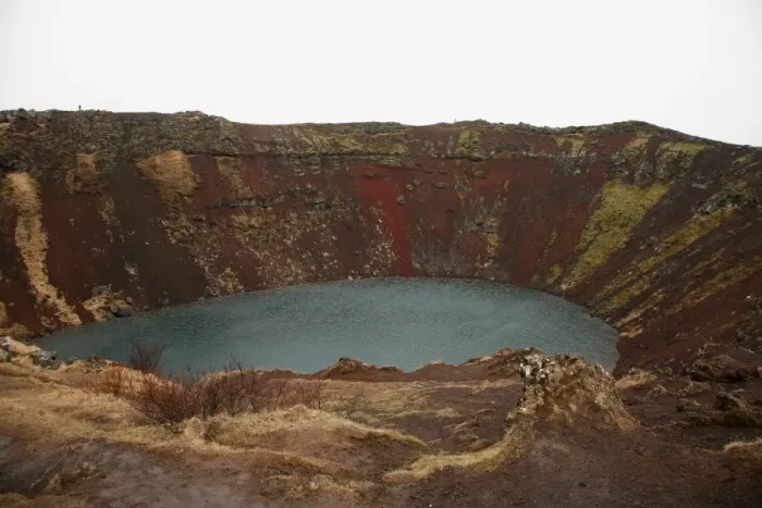 Framed Print : The Kerid Volcano Framed Print : The Kerid Volcano
