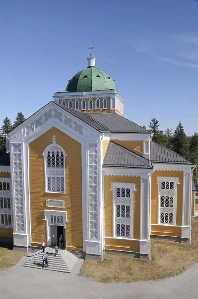 Kerimaki church, the largest wooden church in the world, built in 1847, near Savonlinna, Finland, Scandinavia, Europe