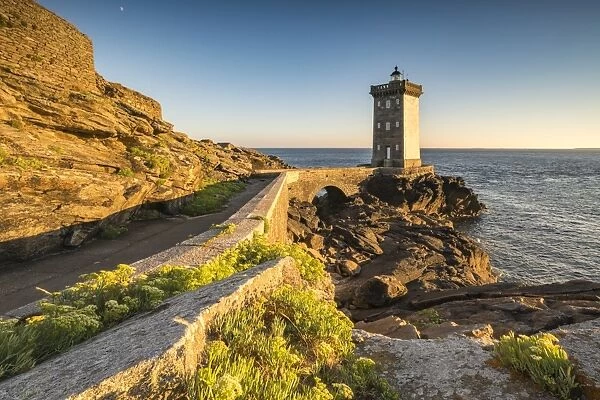 Kermorvan lighthouse, Le Conquet, Finistere, Brittany, France, Europe