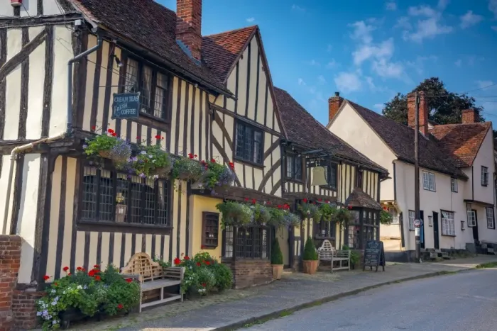 Framed Print : Kersey, Suffolk, England, United Kingdom, Europe