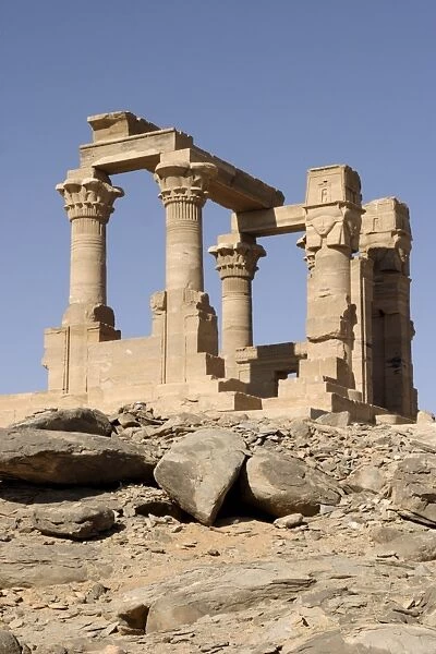 Kertassi temple, Kalabsha island, Lake Nasser, Aswan, Egypt, North Africa, Africa