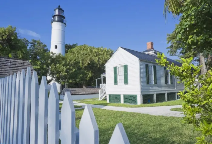 Framed Print : Key West Lighthouse, Key West, Florida, United States of America, North America