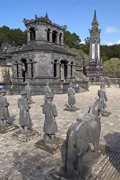 Khai Dinh tomb, Hue, Vietnam, Indochina, Southeast Asia, Asia