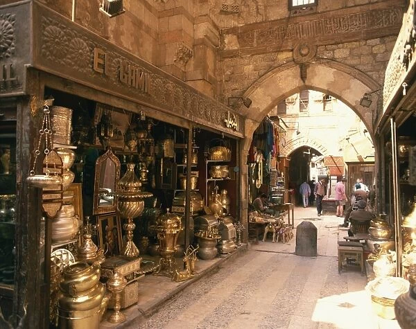 Khan-el-Khalili Bazaar, Cario, Egypt, North Africa, Africa