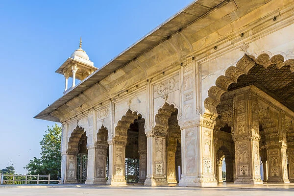 Khas Mahal in the Red Fort, UNESCO World Heritage Site, Old Delhi, India, Asia