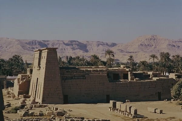 Khonso Temple, Karnak, Thebes, Egypt, North Africa, Africa