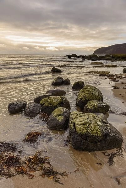 Kildonan shore, Isle of Arran, North Ayrshire, Scotland, United Kingdom, Europe