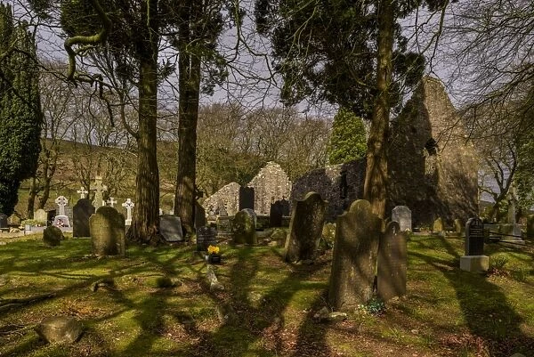 Killeavy Old Churches, Slieve Gullion, County Armagh, Ulster, Northern Ireland, United Kingdom