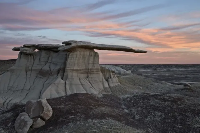 Framed Print : King of Wings at sunset, Bisti Wilderness, New Mexico, United States of America Framed Print : King of Wings at sunset, Bisti Wilderness, New Mexico, United States of America