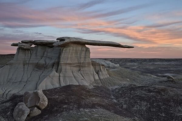 King of Wings at sunset, Bisti Wilderness, New Mexico, United States of America
