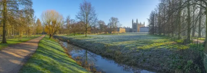 Framed Print : Kings College Chapel, Cambridge University, The Backs, Cambridge, Cambridgeshire