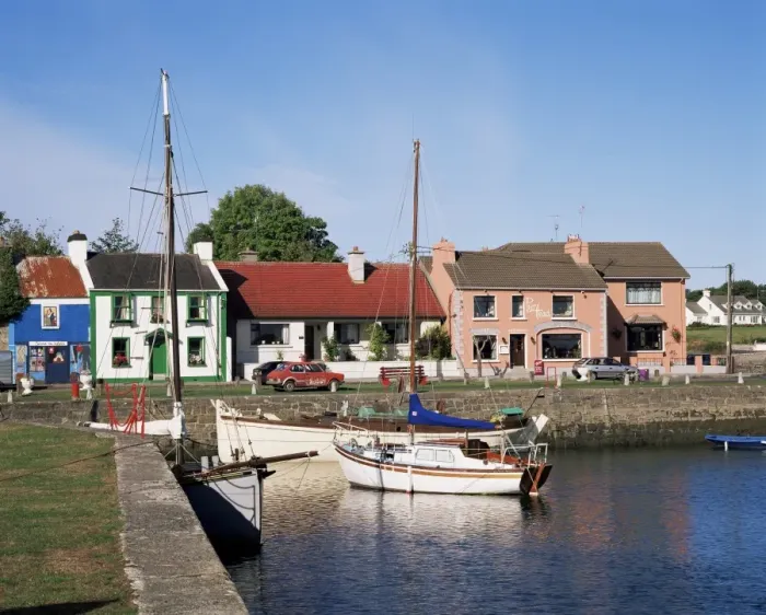 Framed Print : Kinvara village Framed Print : Kinvara village