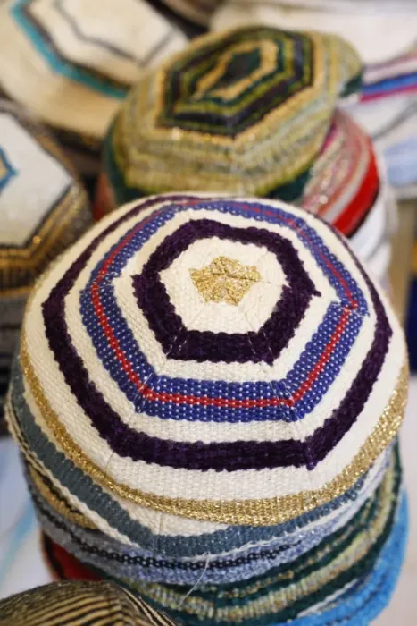 Framed Print : Kippas, Safed, Israel, Middle East Framed Print : Kippas, Safed, Israel, Middle East
