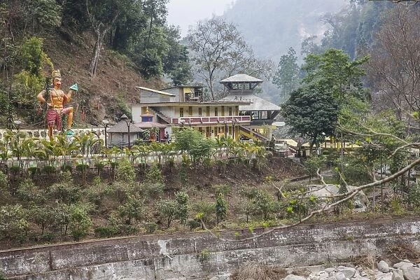 Kirateshwar Mahadev Temple (Shiv Mandir) at Legship, West Sikkim, India, Asia