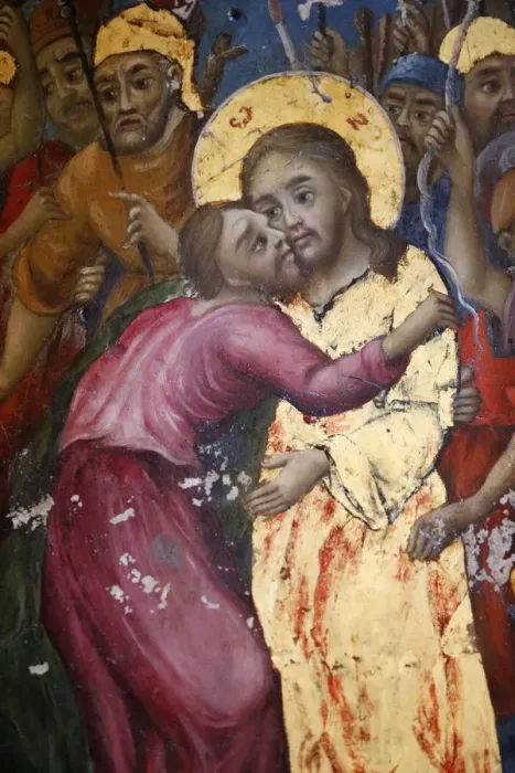 Framed Print : The kiss of Judas, Holy Sepulchre Church, Jerusalem, Israel, Middle East Framed Print : The kiss of Judas, Holy Sepulchre Church, Jerusalem, Israel, Middle East