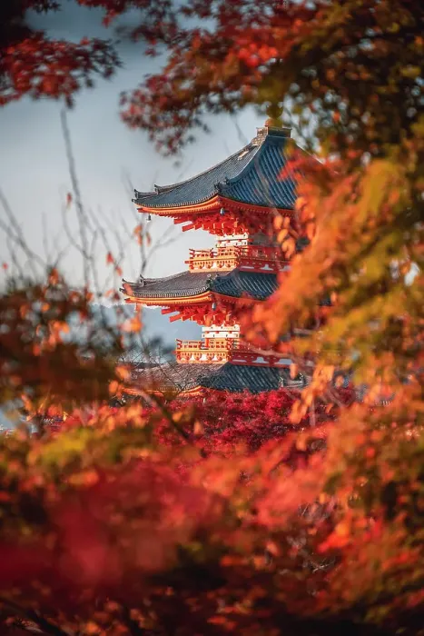 Framed Print : Kiyomizu-dera Buddhist temple and Sanjunoto three Story Pagoda with autumn colors, Kyoto, UNESCO World Heritage Site, Honshu, Japan, Asia Framed Print : Kiyomizu-dera Buddhist temple and Sanjunoto three Story Pagoda with autumn colors, Kyoto, UNESCO World Heritage Site, Honshu, Japan, Asia