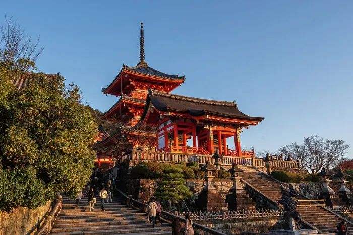 Framed Print : Kiyomizu Temple (Kiyomizu-dera) in the evening sunset and autumnal scenery with vibrant colours, UNESCO World Heritage Site, Kyoto, Honshu, Japan, Asia Framed Print : Kiyomizu Temple (Kiyomizu-dera) in the evening sunset and autumnal scenery with vibrant colours, UNESCO World Heritage Site, Kyoto, Honshu, Japan, Asia
