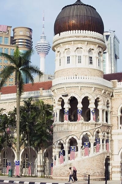 KL Tower and Sultan Abdul Samad Building, Merdeka Square, Kuala Lumpur