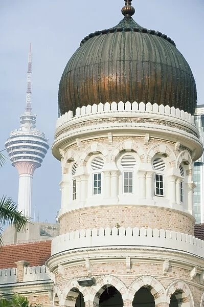 KL Tower and Sultan Abdul Samad Building, Merdeka Square, Kuala Lumpur
