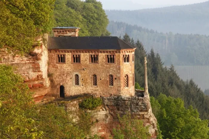 Framed Print : Klause (Hermitage) at Kastel-Staadt, Saar Valley, Rhineland-Palatinate, Germany, Europe Framed Print : Klause (Hermitage) at Kastel-Staadt, Saar Valley, Rhineland-Palatinate, Germany, Europe