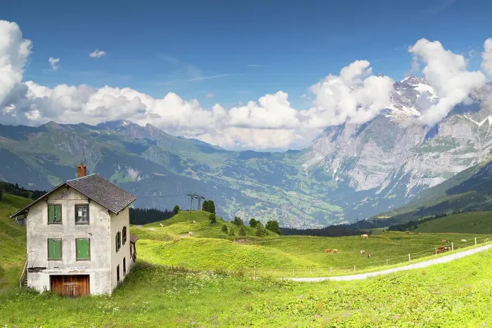 Framed Print : Kleine Scheidigg, Jungfrau Region, Bernese Oberland, Switzerland Framed Print : Kleine Scheidigg, Jungfrau Region, Bernese Oberland, Switzerland