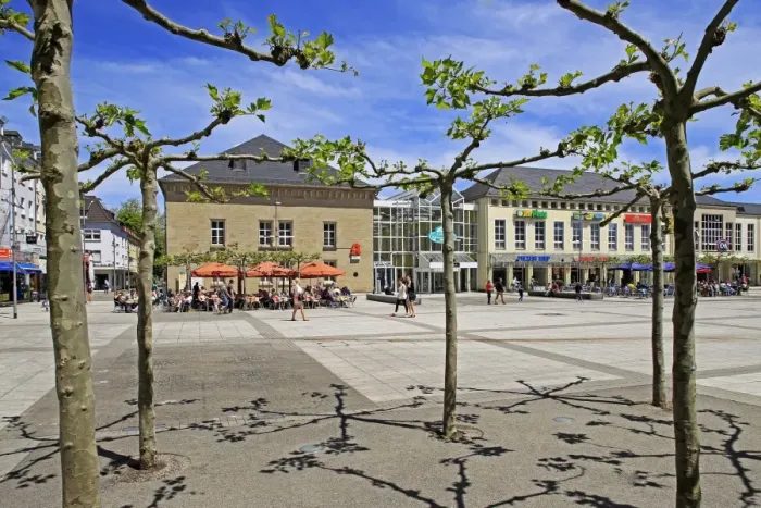 Framed Print : Kleiner Markt Square, Saarlouis, Saarland, Germany, Europe Framed Print : Kleiner Markt Square, Saarlouis, Saarland, Germany, Europe