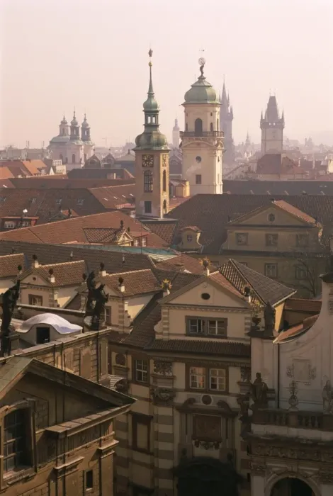 Framed Print : Klementinum rooftop view (former library), Krizovnicke Namesti, Prague Framed Print : Klementinum rooftop view (former library), Krizovnicke Namesti, Prague