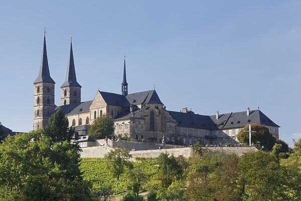 Kloster Michaelsberg Monastery, UNESCO World Heritage Site, Bamberg, Franconia, Bavaria, Germany, Europe